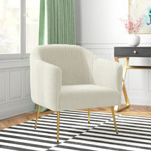 Load image into Gallery viewer, Fynn 27&#39;&#39; Wide Velvet Barrel Chair 7315RR-OB
