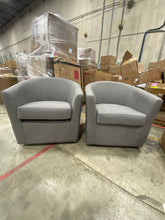 Load image into Gallery viewer, Kunkel 31'' Wide Swivel Barrel Chair, Set of 2
