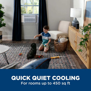 GE Appliances 10000 BTU Wi-Fi Connected Window Air Conditioner for 450 Square Feet Sq. Ft. with Remote Included