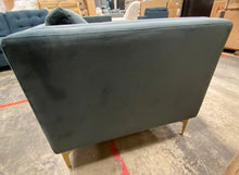 Load image into Gallery viewer, 89&quot; Velvet Square Arm Sofa with Reversible Cushions
