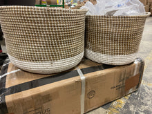 Load image into Gallery viewer, Nesting Seagrass Basket - Set of 2
