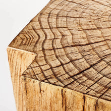 Load image into Gallery viewer, Indoor/Outdoor Faux Concrete Stump Accent Table Brown - Threshold™ designed with Studio McGee MRM1056
