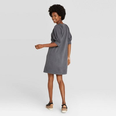 Women's Puff Short Sleeve T-Shirt Dress