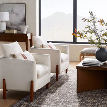 Load image into Gallery viewer, Elroy Accent Chair with Wood Legs
