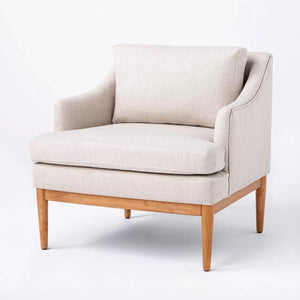 Howell Upholstered Accent Chair with Wood Base - Threshold™ designed with Studio McGee Howell Accent chair