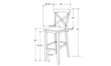 Load image into Gallery viewer, 30&quot; Litchfield X-Back Barstool - Threshold™ 1534CDR
