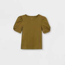 Load image into Gallery viewer, Women&#39;s Puff Short Sleeve Round Neck Tshirt
