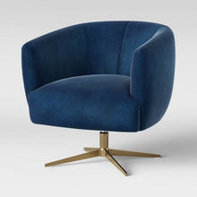 Load image into Gallery viewer, Morpho Swivel Velvet Armchair 1519CDR
