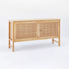 Load image into Gallery viewer, Palmdale Woven Door Console Natural - Threshold™ designed with Studio McGee 628AH
