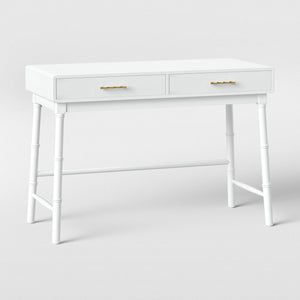 Oslari Wood Writing Desk with Drawers 7366