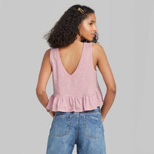 Load image into Gallery viewer, Women's Peplum Tank Top

