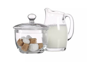Luigi Bormioli Michelangelo Sugar and Creamer Set 1491AH