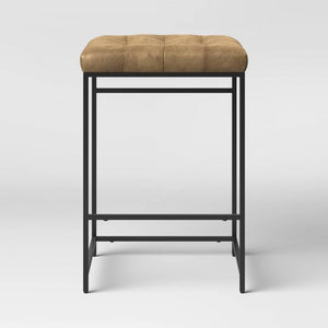 Trubeck Square Metal & Upholstered Counter Stool - Project 62 #9053