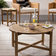 Load image into Gallery viewer, Bluffdale Wood  Patio Accent Table - Threshold™ designed with Studio McGee 5059RR
