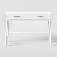 Load image into Gallery viewer, Oslari Wood Writing Desk with Drawers 7366
