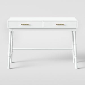 Oslari Wood Writing Desk with Drawers 7366