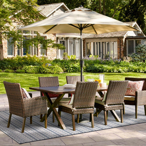 Halsted 4pk All-Weather Wicker Patio Dining Chair 2081