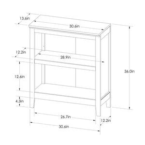 36" Carson 2 Shelf Bookcase - Threshold™ MRM845