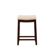 Load image into Gallery viewer, Nail Head Backless Bar Stool Upholstered Seat 2041 (2 boxes)

