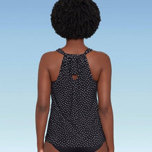 Load image into Gallery viewer, Women&#39;s Slimming Control High Neck Tiered Tankini Top

