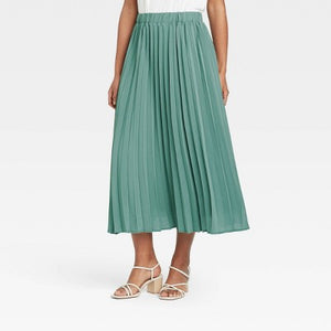 Women's Pleated Maxi Skirt