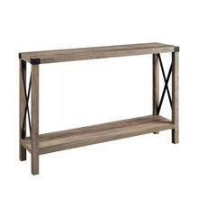 Load image into Gallery viewer, Urban Industrial Farmhouse Metal X Entry Table - Saracina Home 631AH
