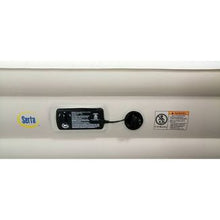 Load image into Gallery viewer, Serta Never Flat Fabric Series Raised with Internal Pump and Plush Air Mattress- 18&quot; Queen (Beige)
