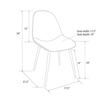 Load image into Gallery viewer, 2pc Copley Upholstered Dining Chair - Project 62™ (Set of 2) MRM843

