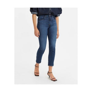 Women's High Rise Straight Cropped Jeans