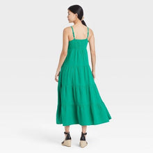 Load image into Gallery viewer, Women's Sleeveless Button-Front Tiered Dress
