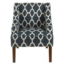 Load image into Gallery viewer, Classic Swoop Accent Armchair
