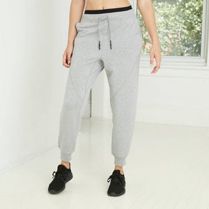 Women's Mid-Rise Cozy Jogger Pants with Drawstring