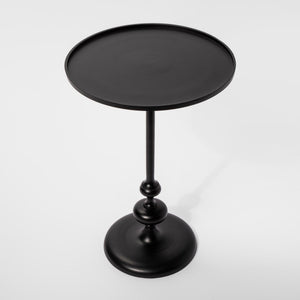 Londonberry Turned Metal Accent Table Black 2019