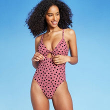 Load image into Gallery viewer, Women&#39;s Plunge Keyhole One Piece Swimsuit
