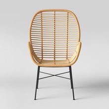 Load image into Gallery viewer, Lily Rattan Arm Chair with Metal Legs 2018
