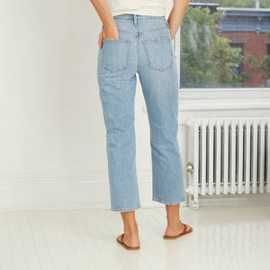 Women's High-Rise Vintage Straight Jeans