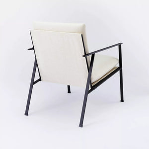 Lark Metal Frame Accent Chair with Loose Cushions White - Threshold™ MRM1863