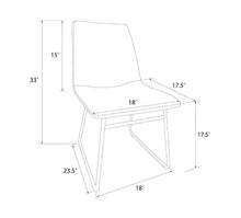 Load image into Gallery viewer, 2pk Bowden Faux Leather and Metal Dining Chair - Project 62™ 1646CDR
