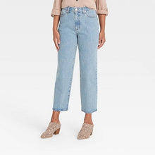 Load image into Gallery viewer, Women&#39;s High-Rise Straight Jeans
