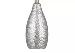 18" Ceramic  Table Lamp Gray (Includes LED Light Bulb) - Cresswell Lighting 1552AH