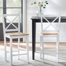 Load image into Gallery viewer, Set of 2 30" Virginia Cross Back Chairs - Buylateral 528AH
