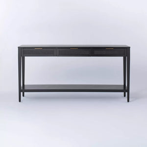 Woven Drawer Console Table Black - Threshold™ designed with Studio McGee 4007RR