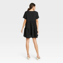Load image into Gallery viewer, Women's Flutter Short Sleeve Tiered Dress
