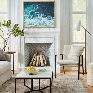Lark Metal Frame Accent Chair with Loose Cushions White - Threshold™ MRM1863