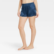 Load image into Gallery viewer, Women's Satin Pajama Shorts
