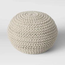 Load image into Gallery viewer, Cloverly Chunky Knit Pouf
