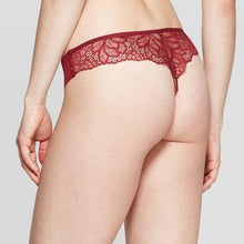 Load image into Gallery viewer, Women's Laser Cut Thong with Lace Back
