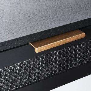 Woven Drawer Console Table Black - Threshold™ designed with Studio McGee 4007RR