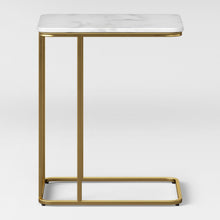 Load image into Gallery viewer, Highfield C Table White Marble 7330
