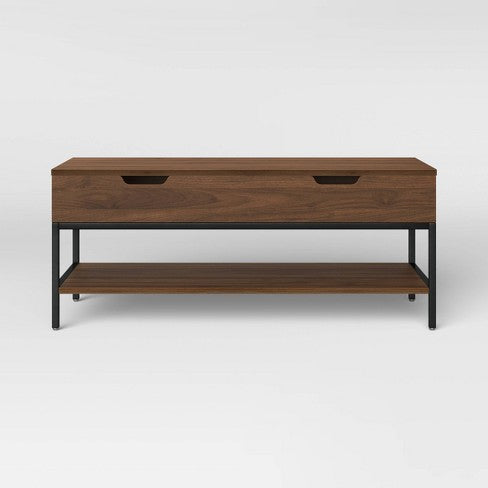 Wood Lift Top Coffee Table in Walnut Finish #9644